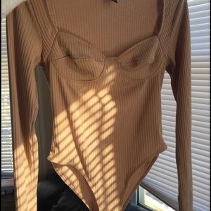 Women’s brown bodysuit